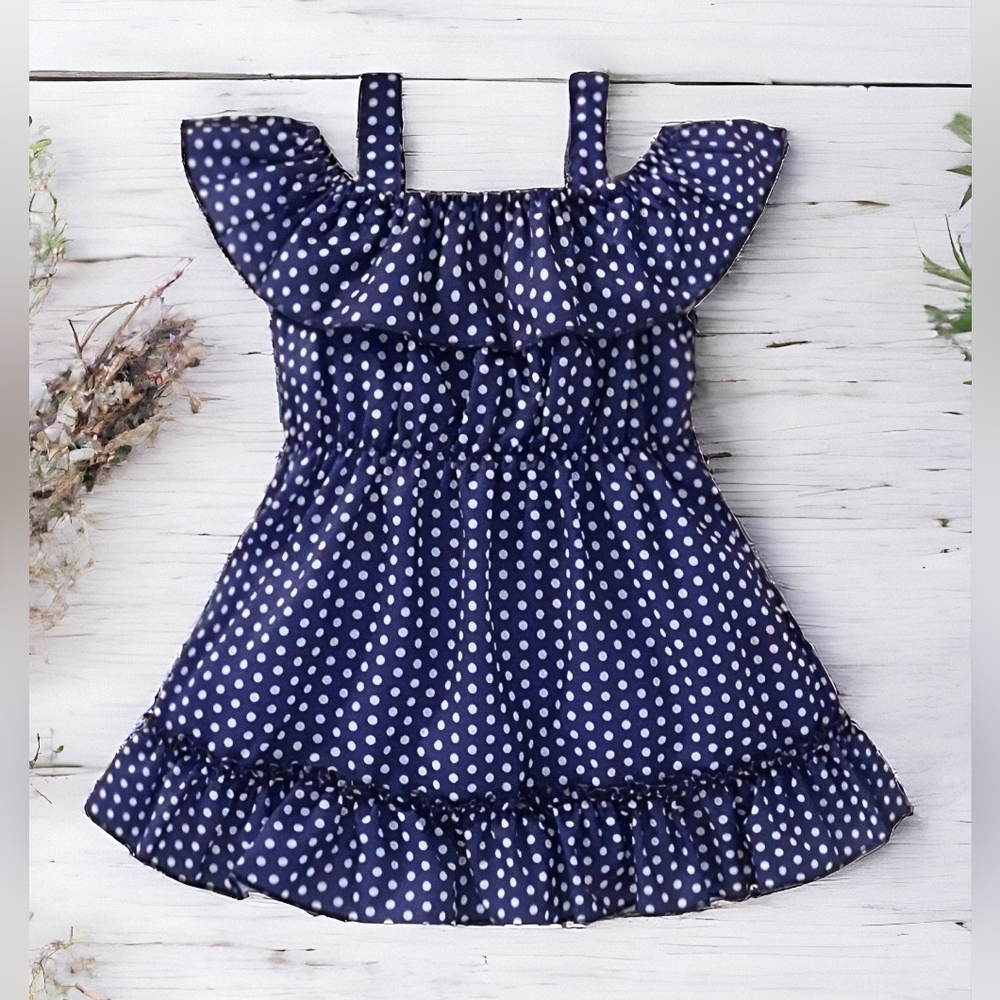 Baby Girls Polka Dot Sleeveless Dress